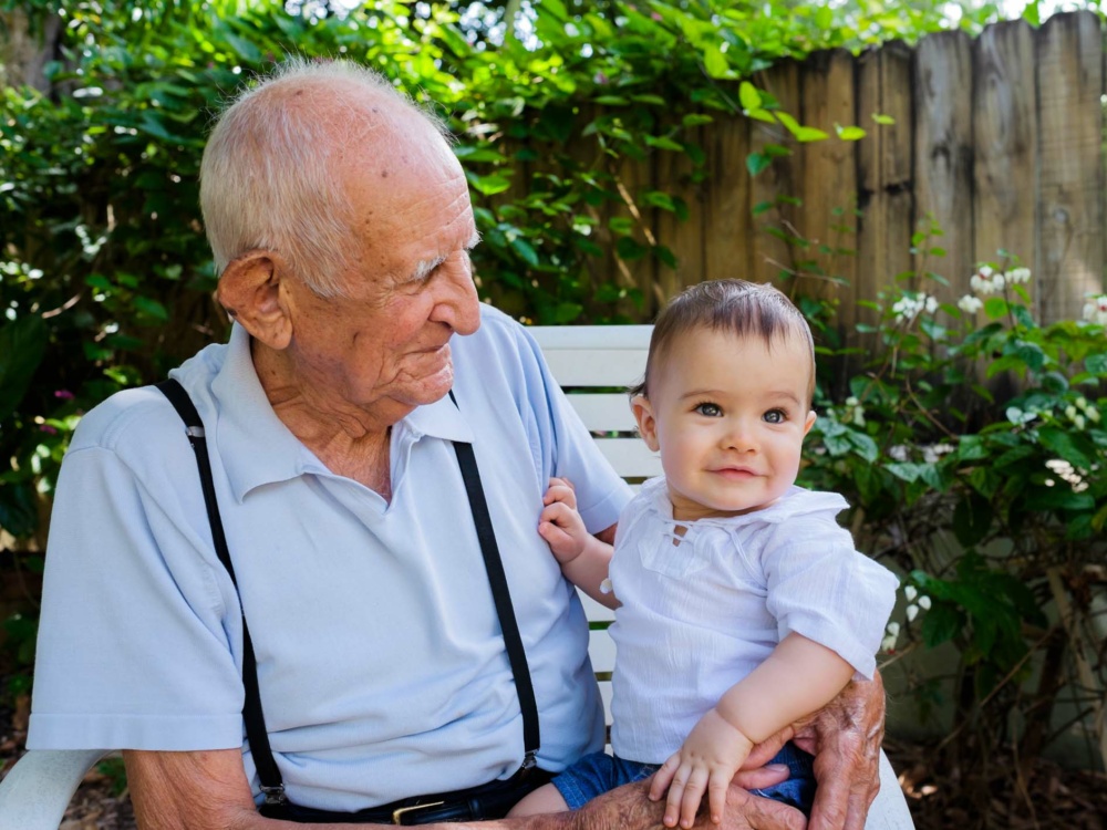 Great Grandfather and Great Grandchild