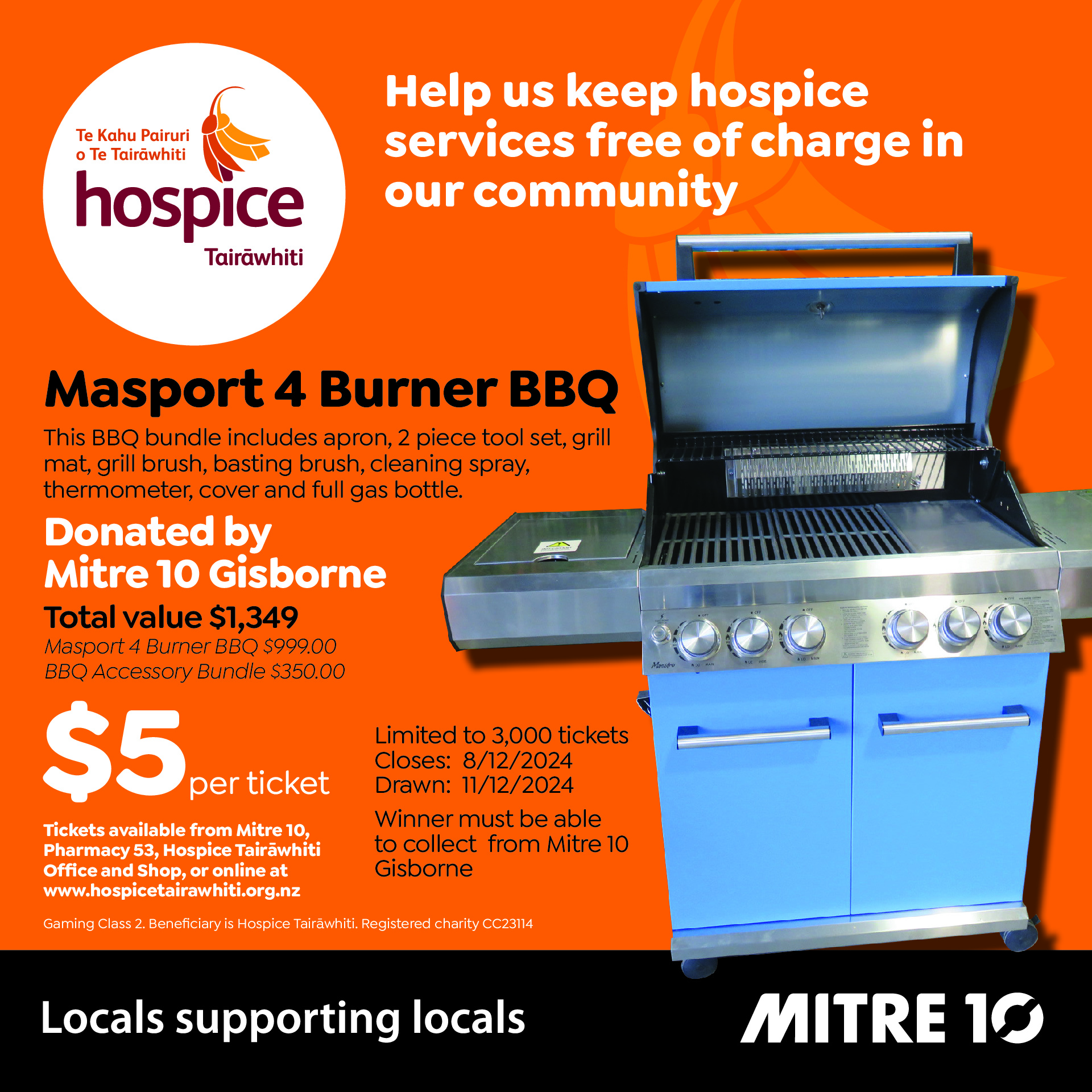 Mitre 10 Raffle